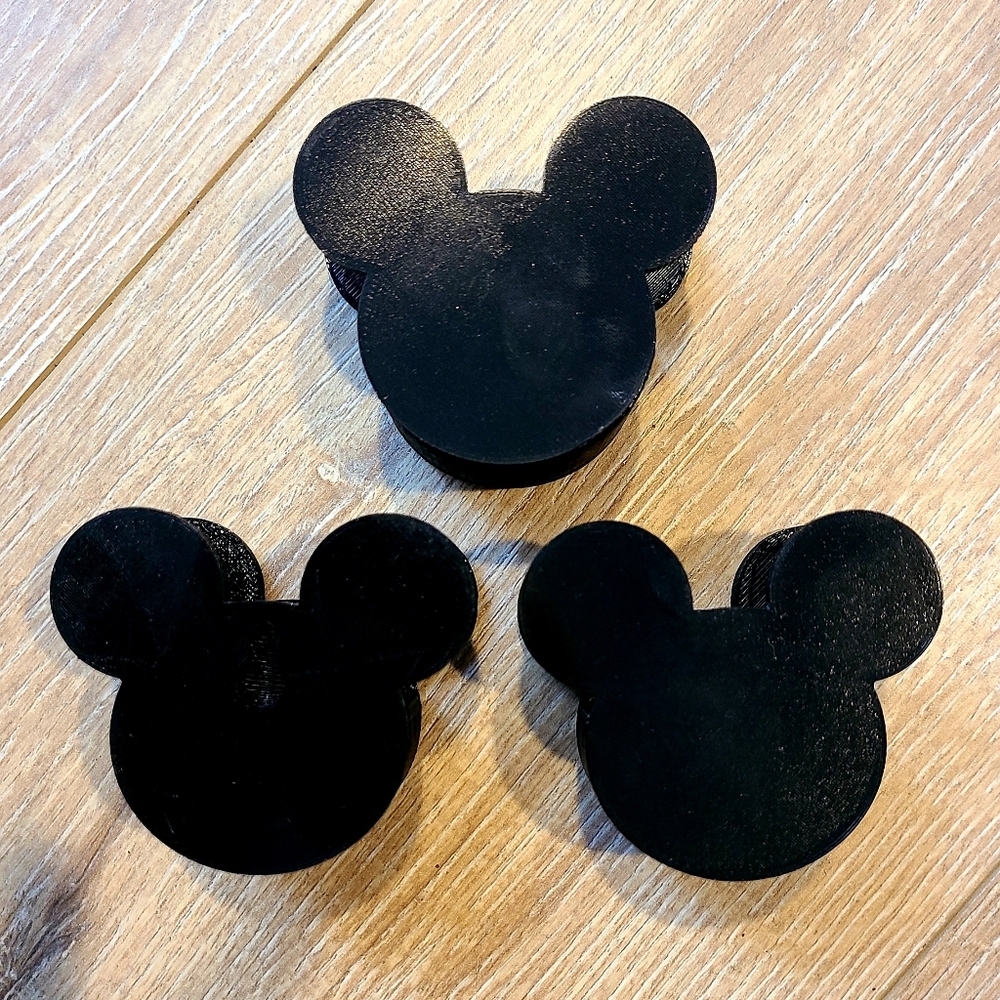 Mickey Wall Hooks Ear Holders Set of 3